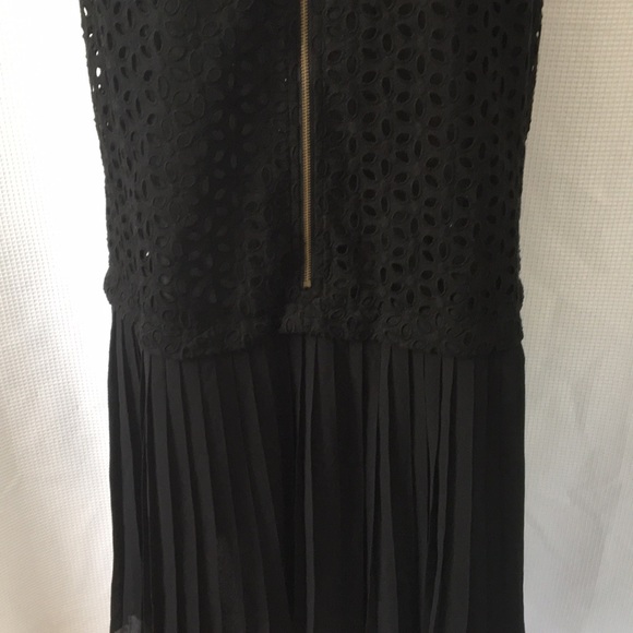 Ann Taylor LOFT Black Dress with Pleated Bottom - Picture 5 of 8